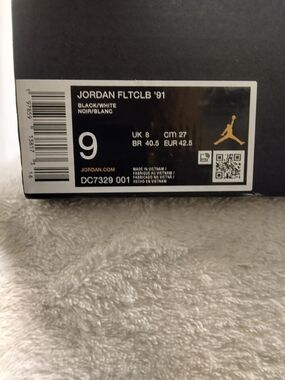 BRAND NEW IN BOX ,Jordan FLTCLB '91 Black/White - Jordan Brand